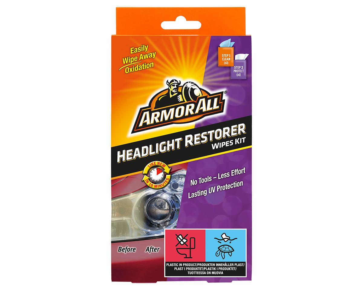 AA Headlight Restorer Wipes Kit