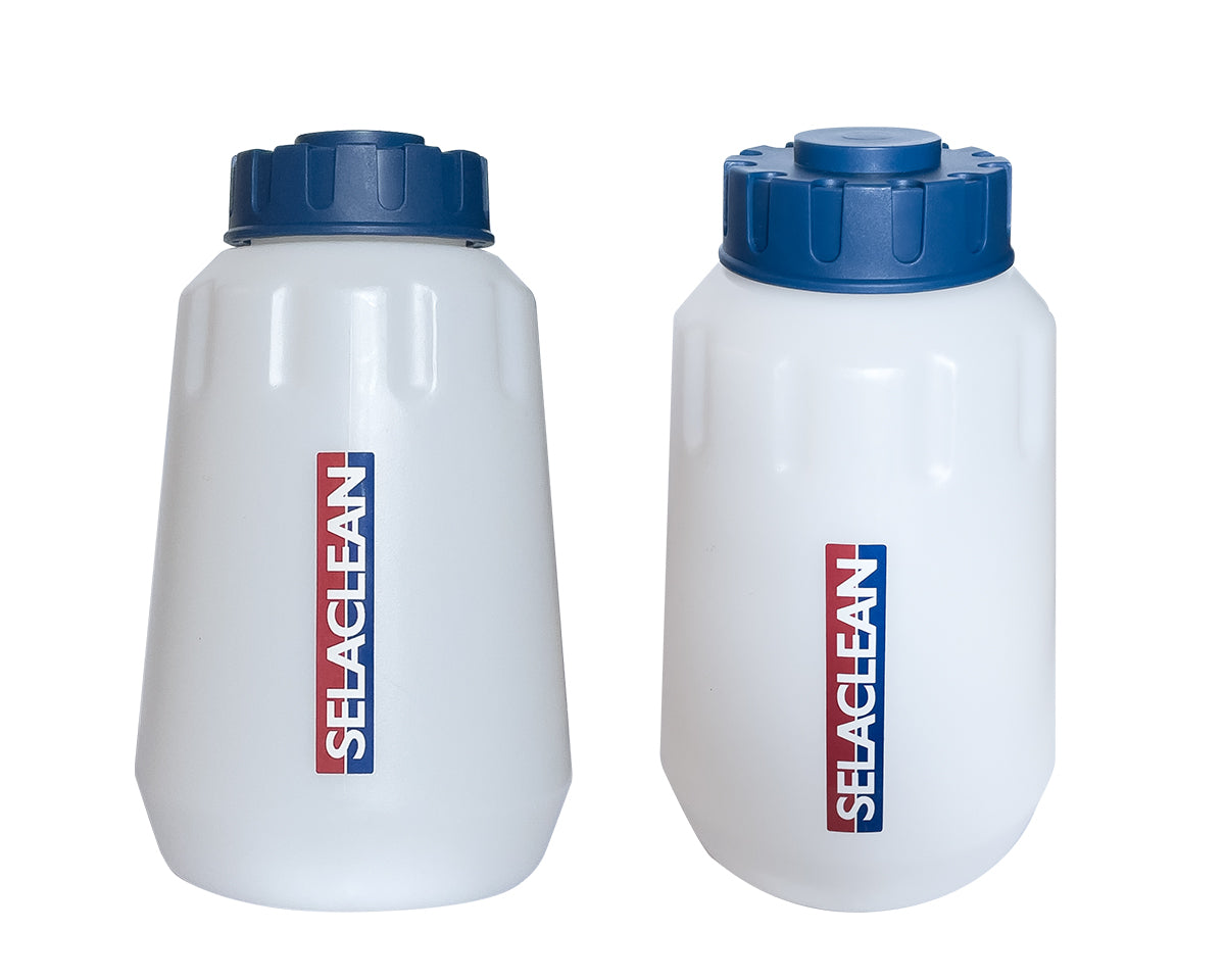 Flaske med kork til Selaclean Pro skumkanon