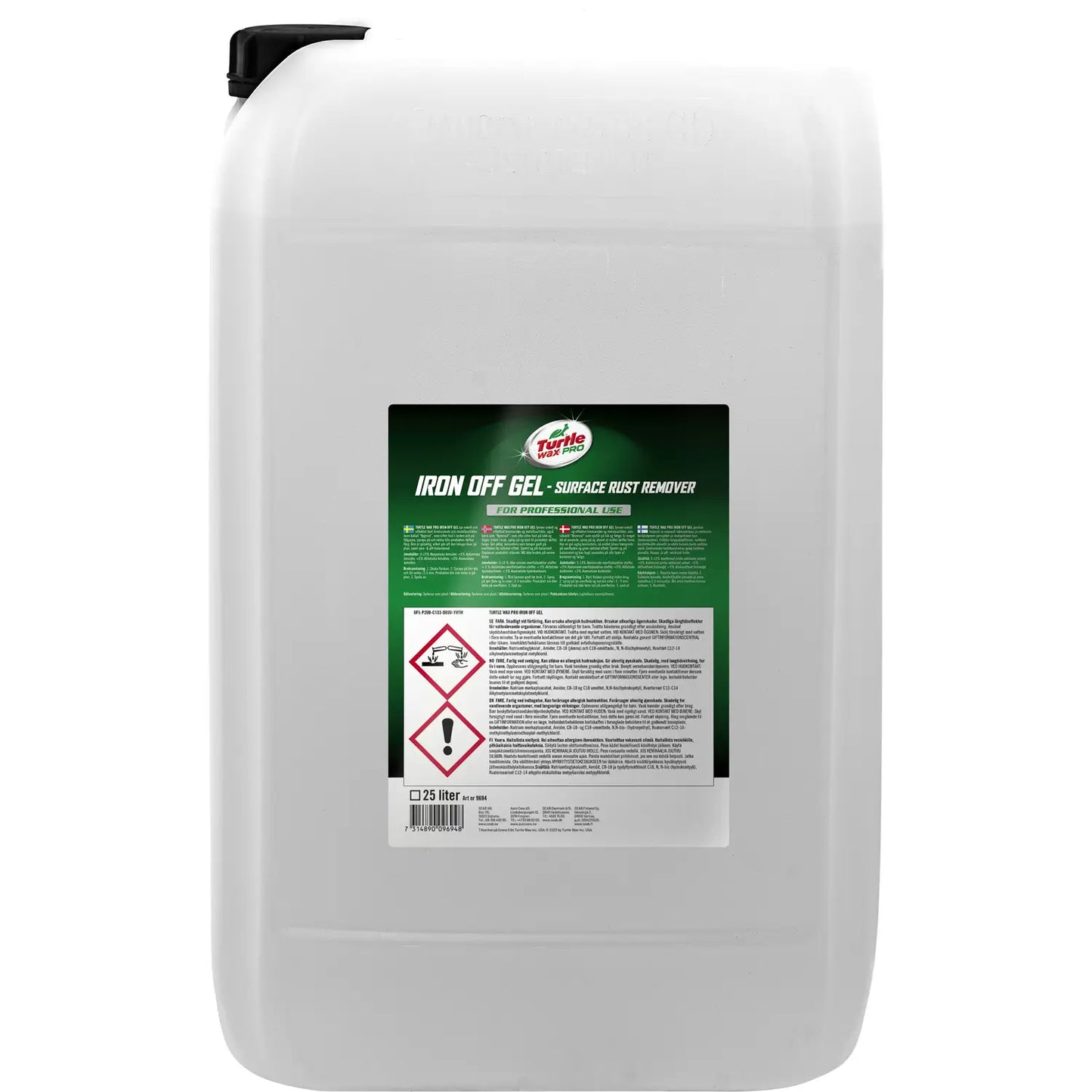 Turtle Wax Pro Iron Off Gel 25L