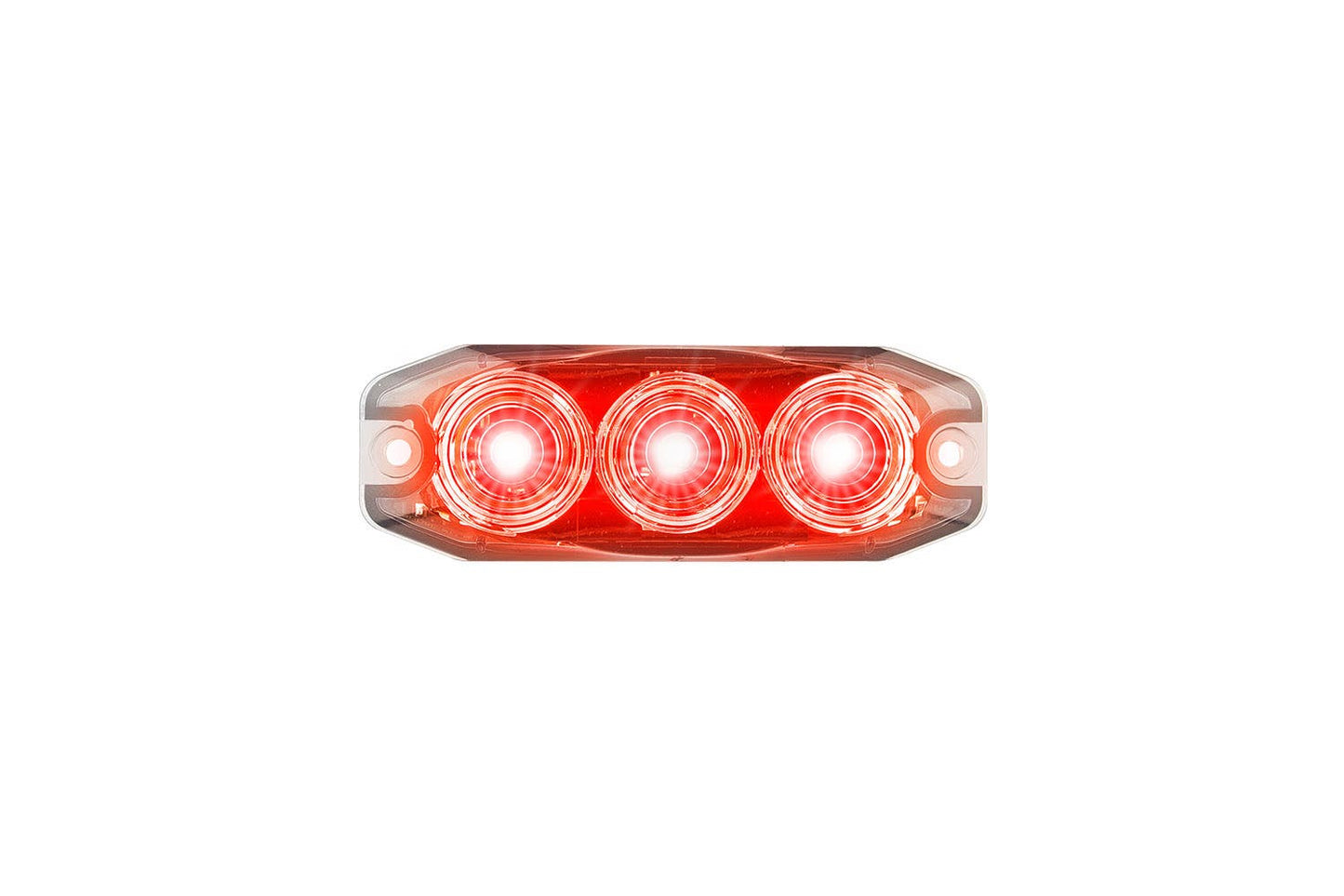 LED Autolamp M11 3 LED Stop/Tail Lamp 12/24v (Clear Lens)