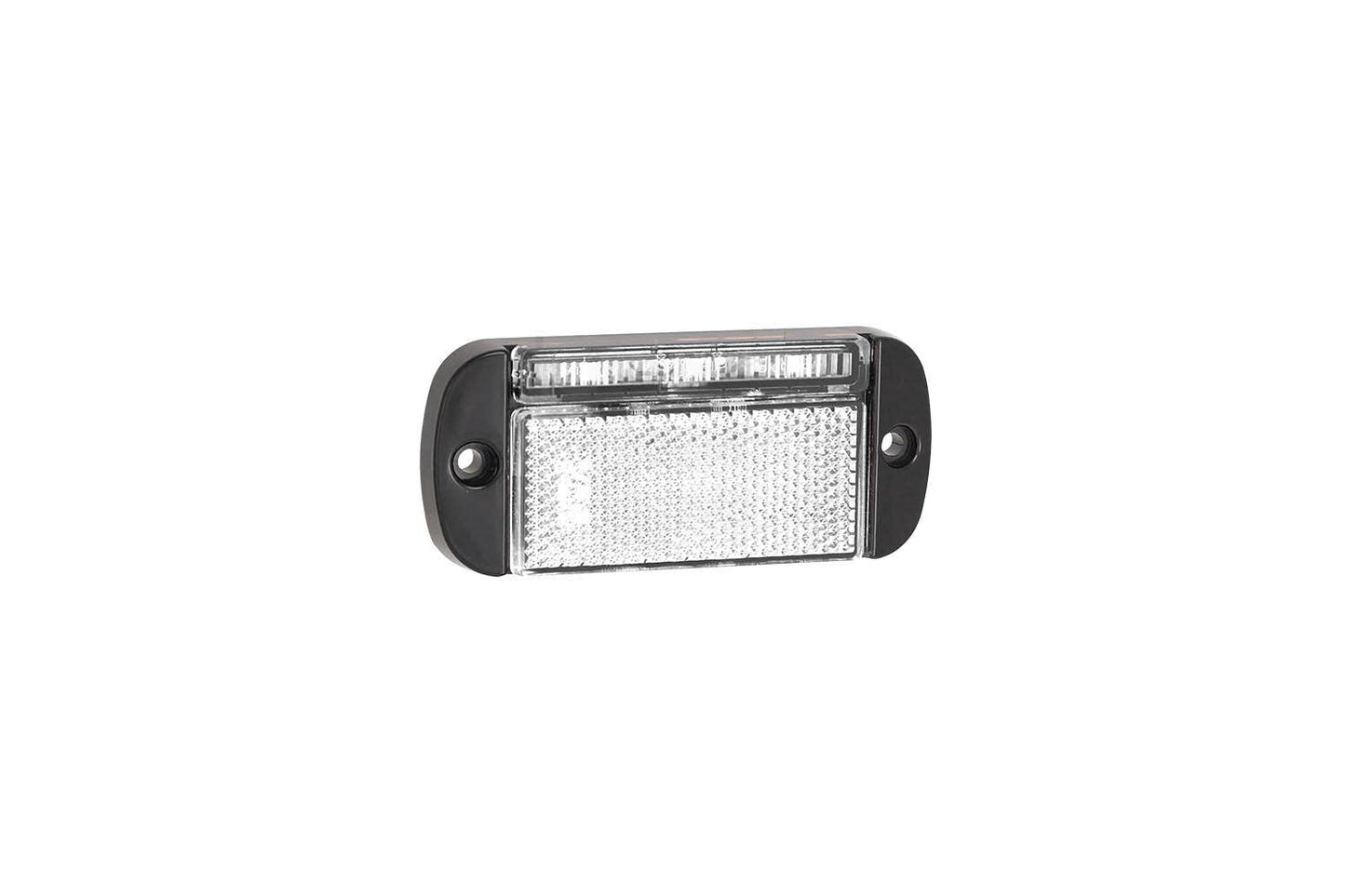 LED Autolamp M44 Low-profile front marker black housing 12/24v