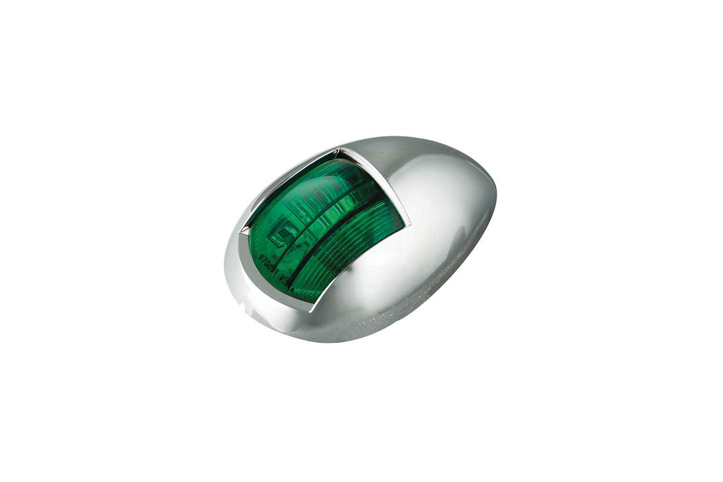 LED Autolamp Marine navigational lamp green chrome