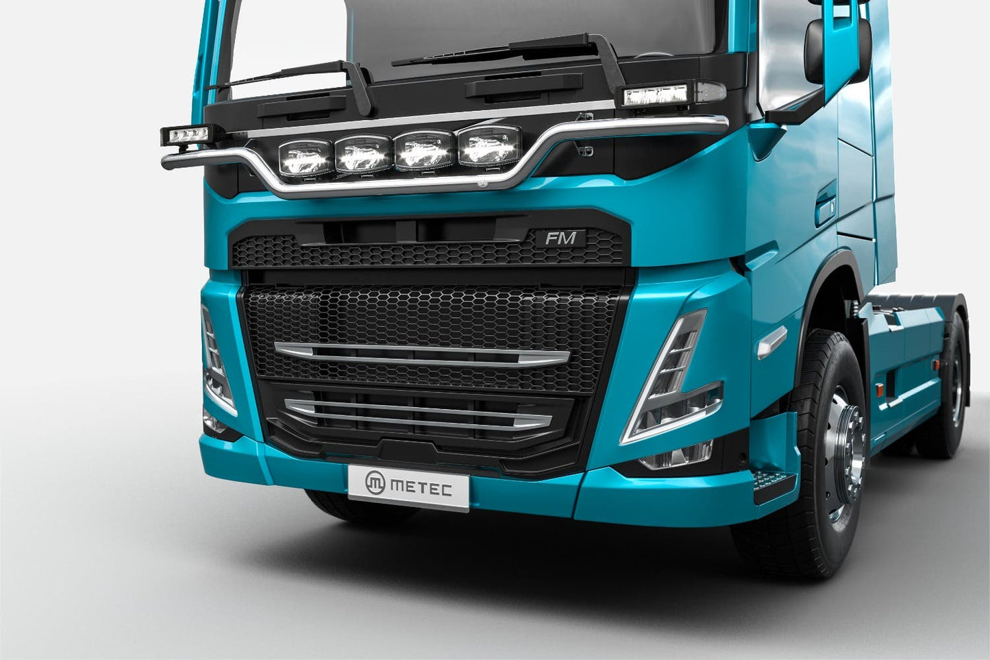 Metec Lampebøyle Volvo FM PLOUGH 20 krom (C)
