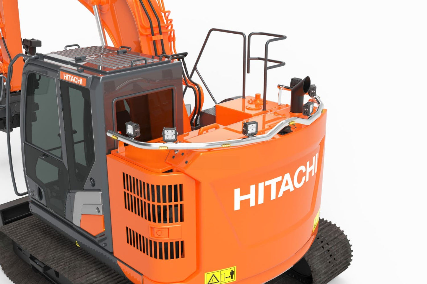 Metec Bakre vektbøyle Hitachi 135Us-7 21 krom (C)