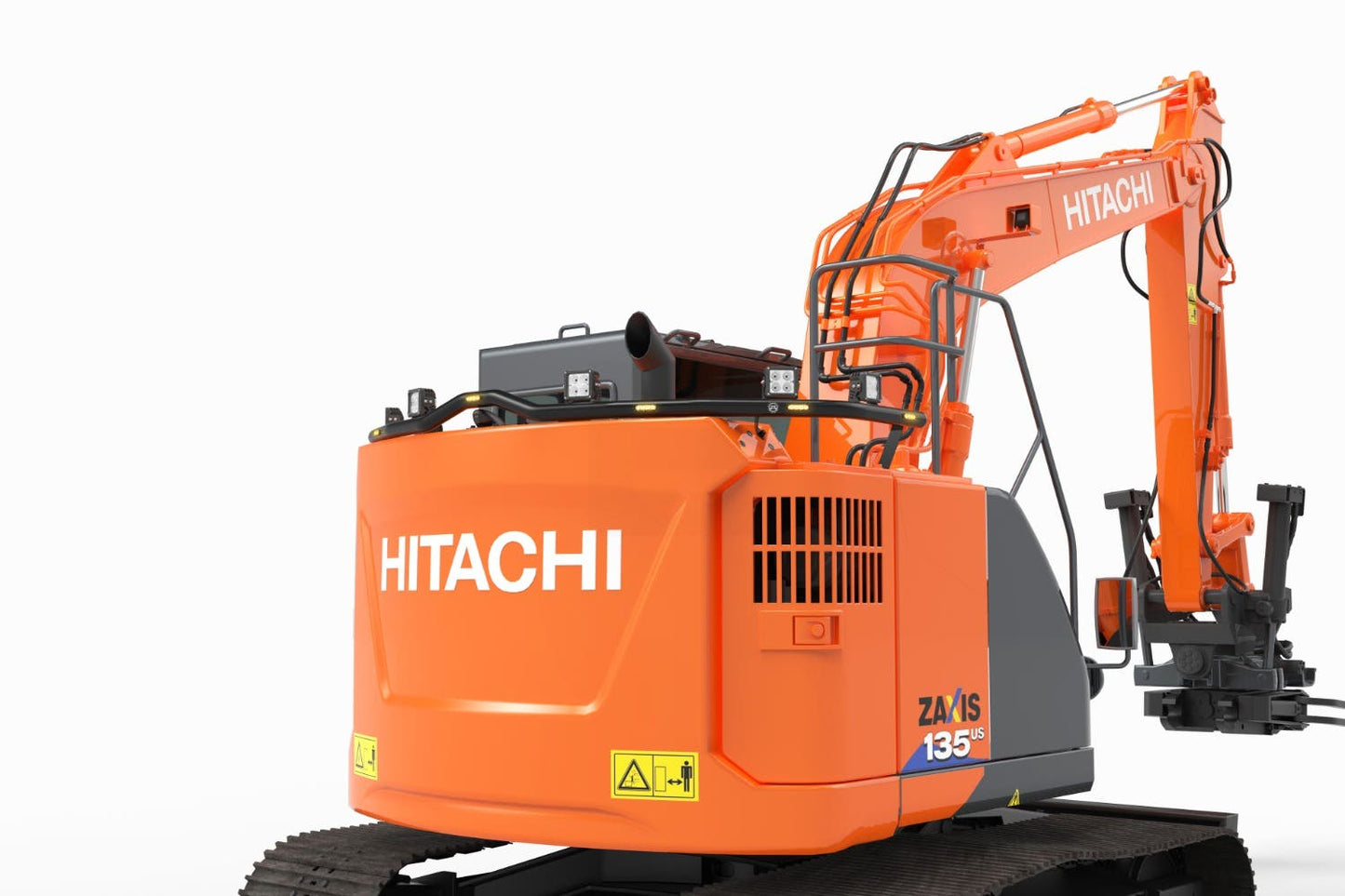 Metec Bakre vektbøyle Hitachi 135Us-7 21 sort (C)