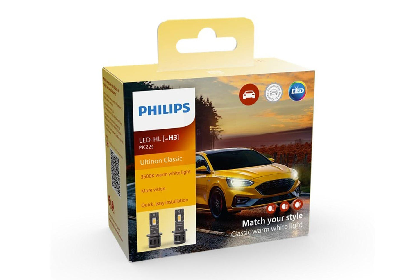 Philips Ultinon Classic H3 led