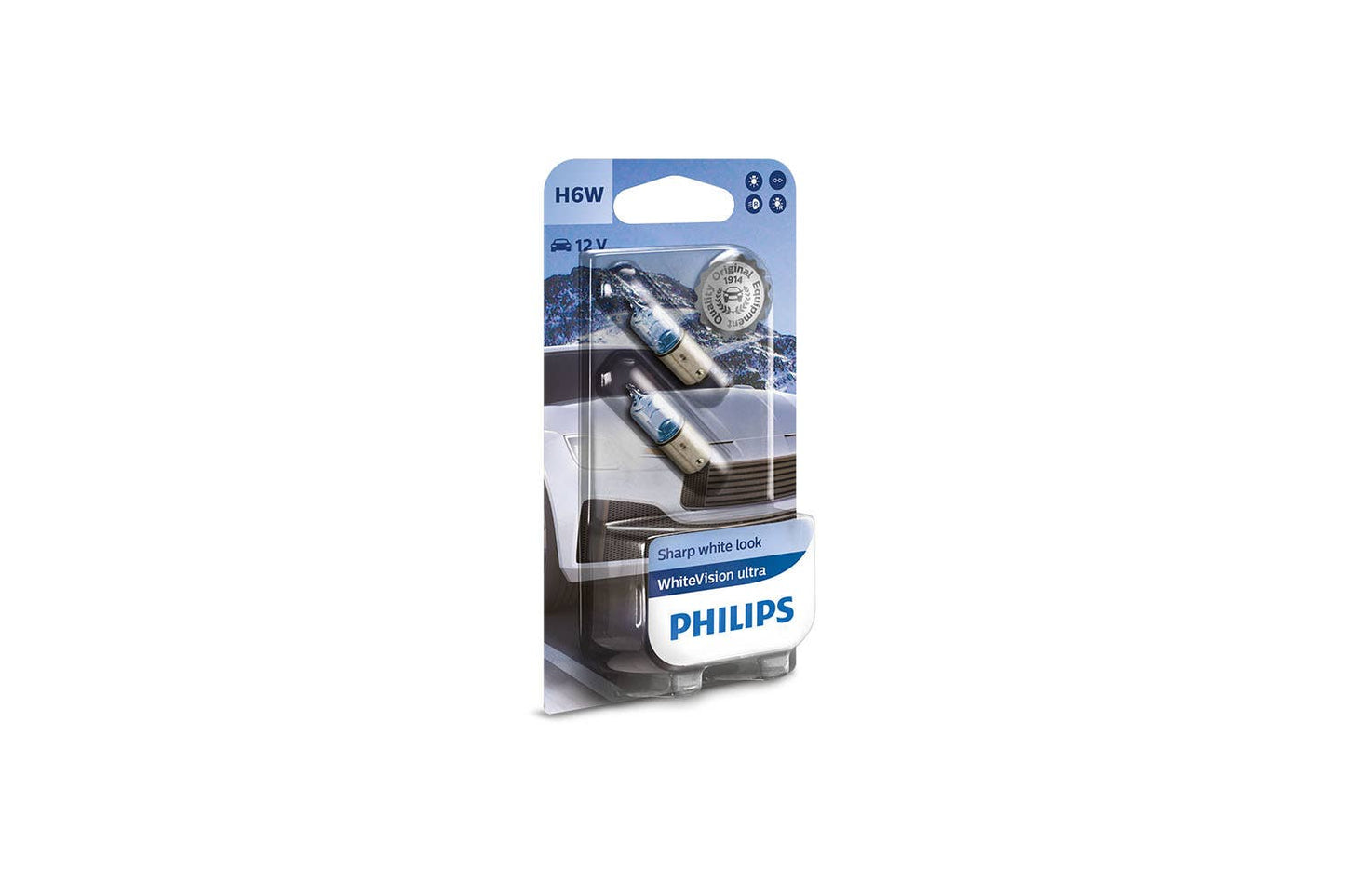 Philips H6W WhiteVision Ultra
