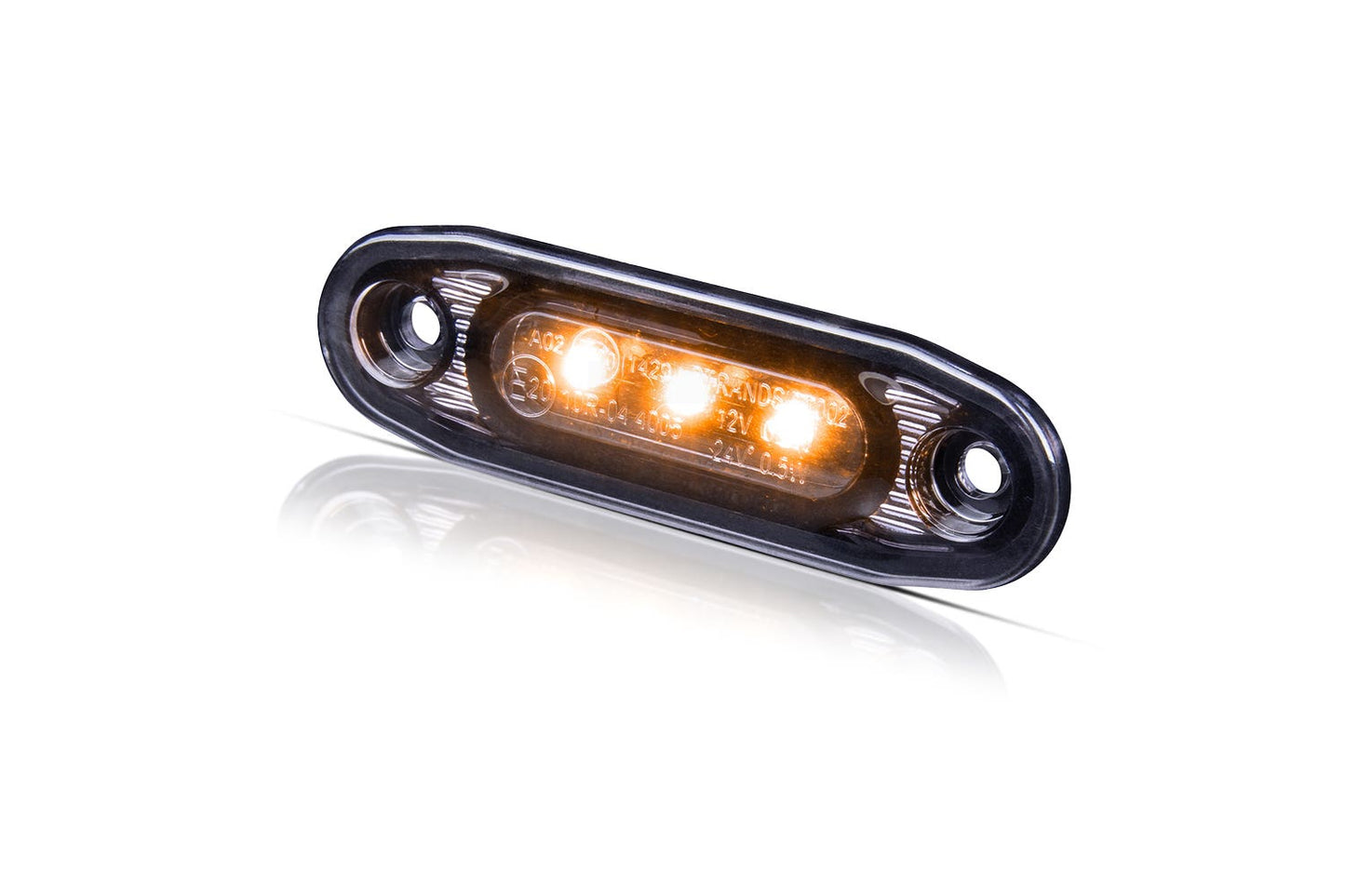 Strands Dark Knight Ultra Slim Side Marker Amber LED
