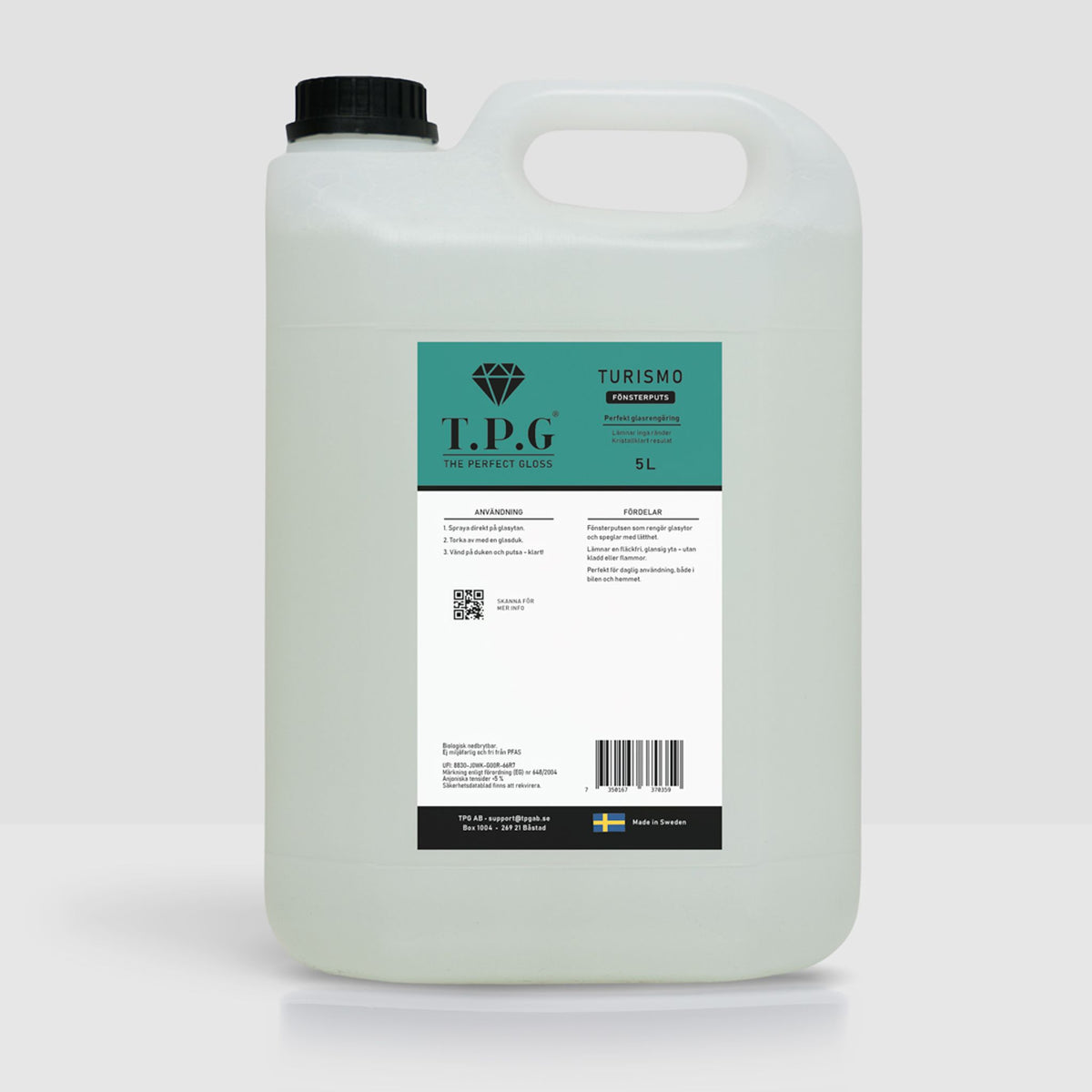 Turismo Gel - Vindusvasker 5L