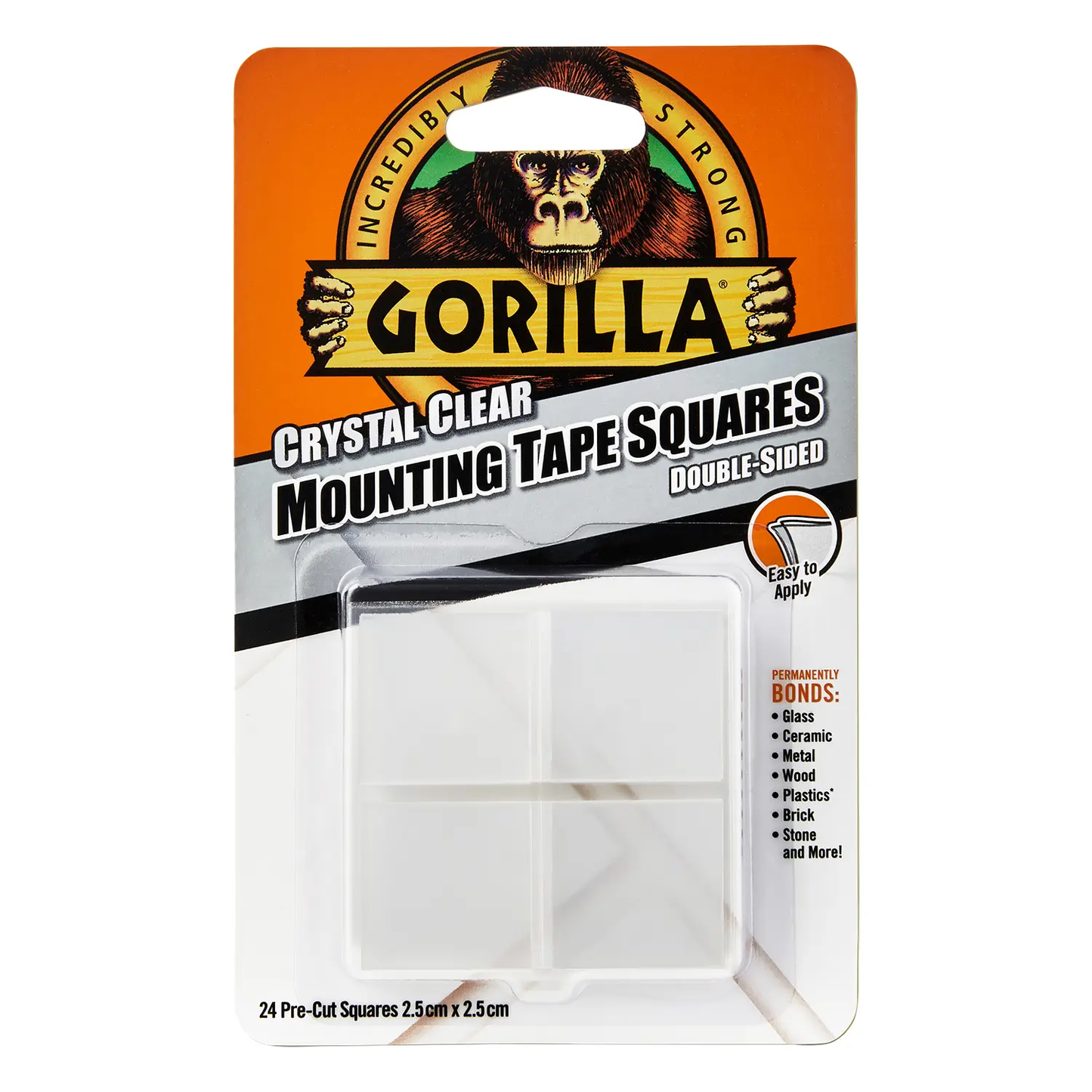GORILLA MOUNTING TAPE SQUARES