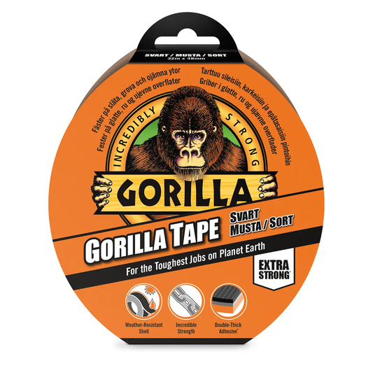 GORILLA TAPE SVART