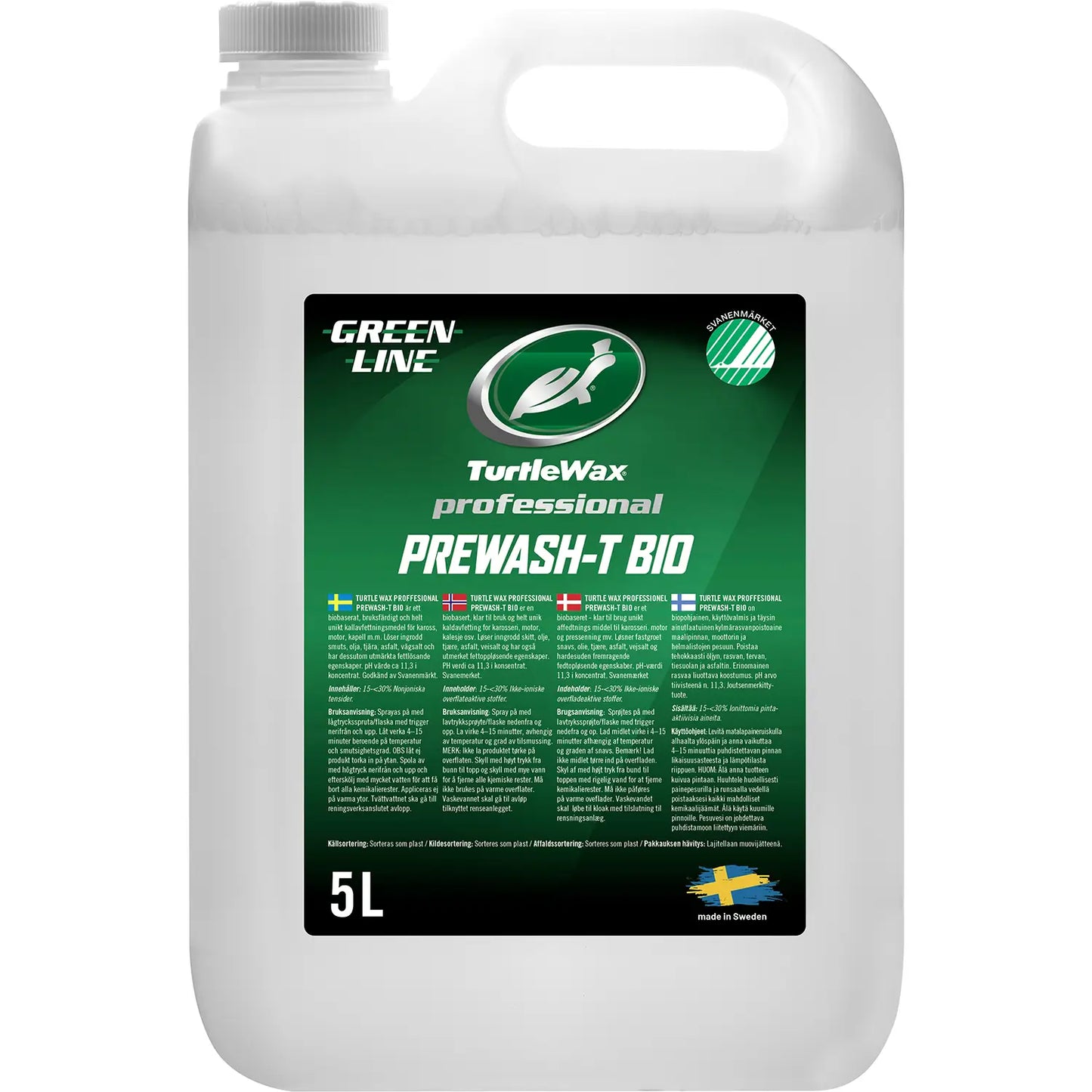 Turtle Wax Pro Greenline Prewash-T BIO 5 L