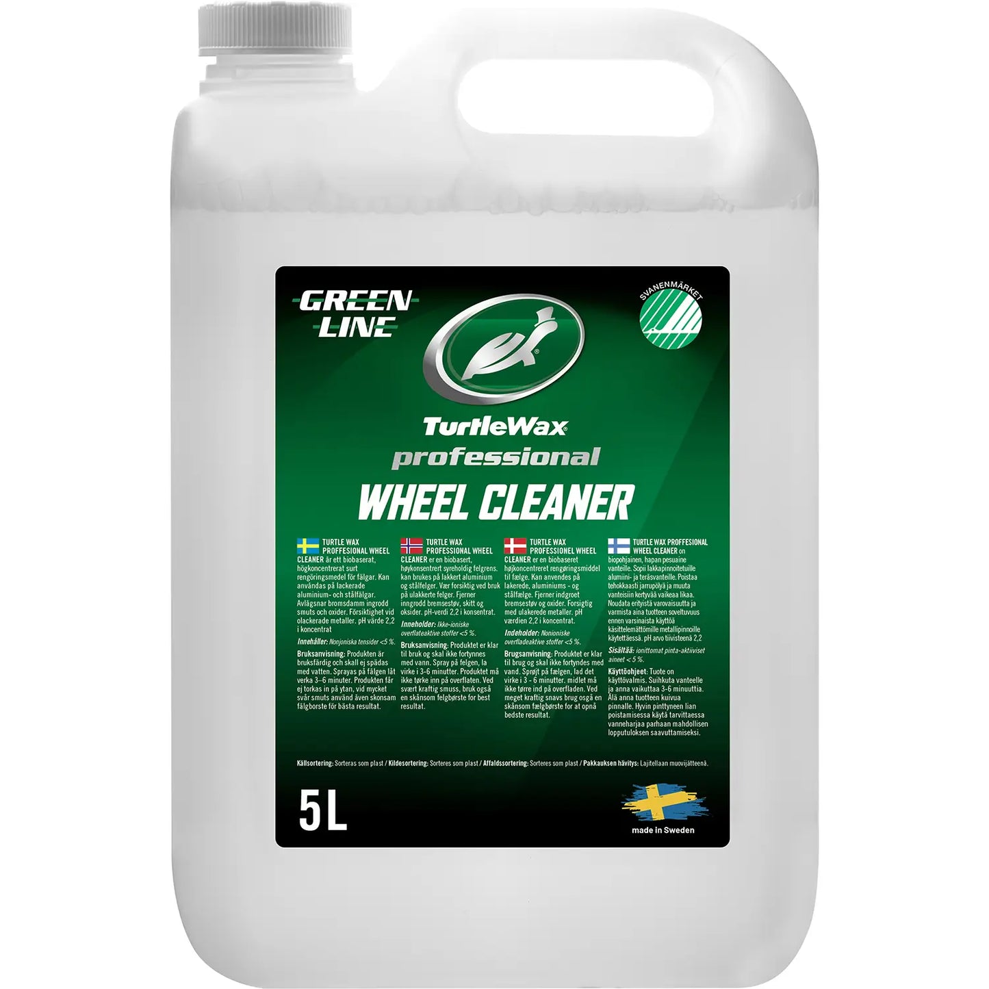Turtle Wax Pro Greenline Wheel Cleaner 5 L