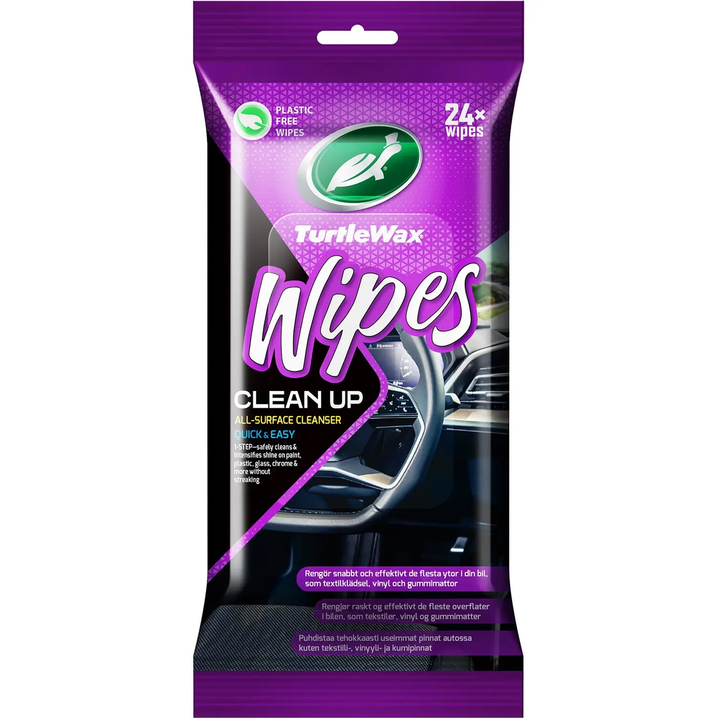 Turtle Wax Wipes Clean-Up Flatpack
