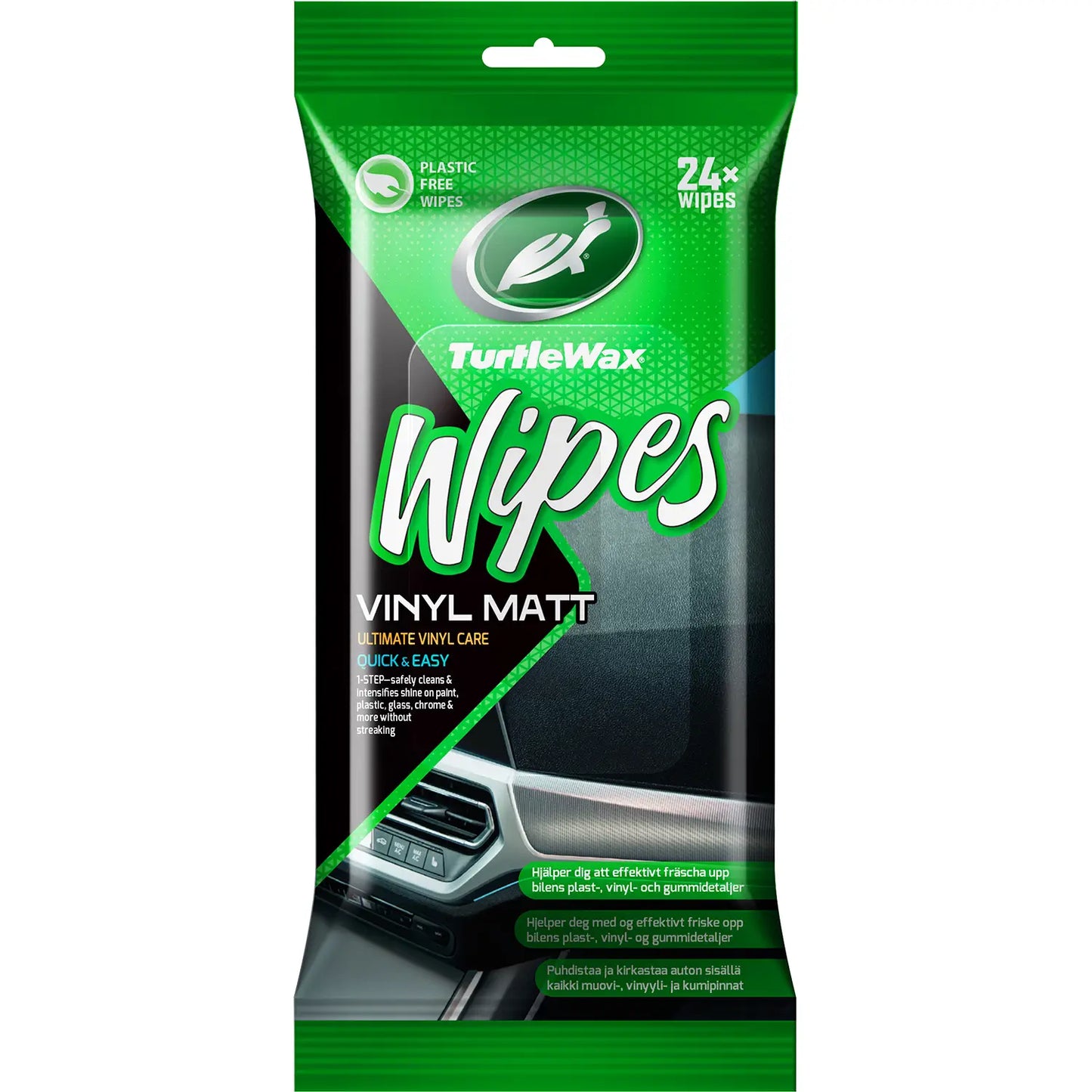 Turtle Wax Wipes Vinyl Matt Flatpack