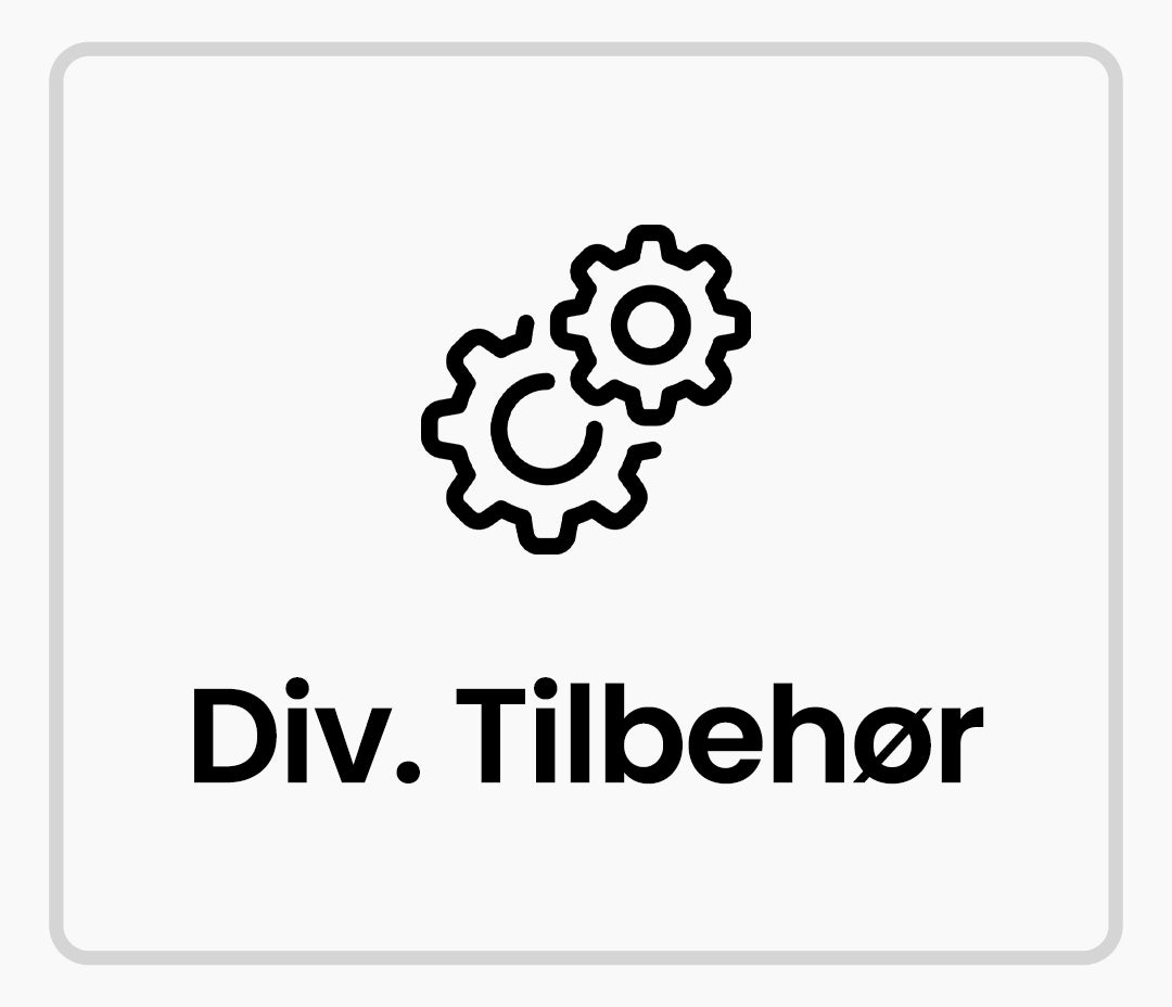 Diverse tilbehør