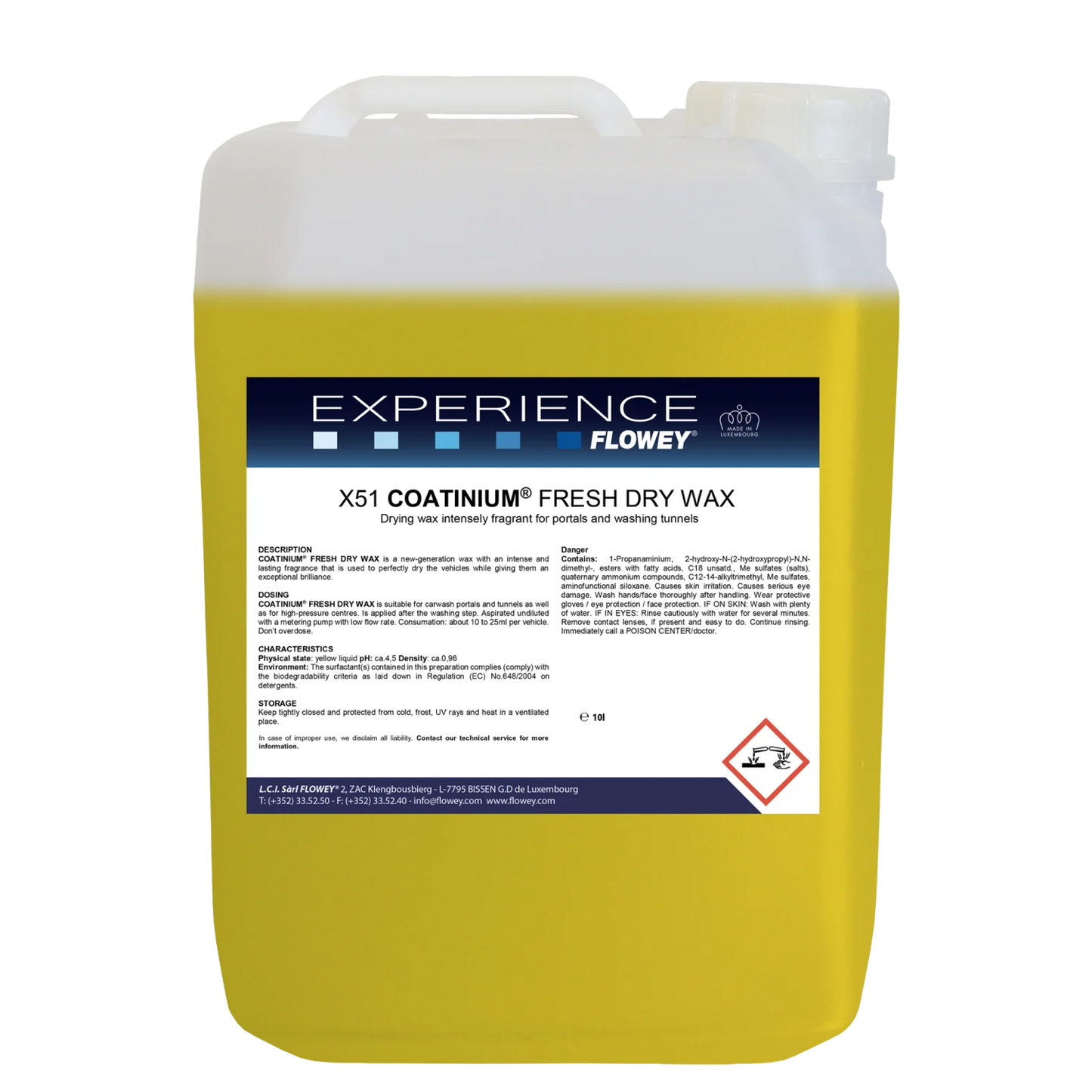 Flowey X50 Coatinum Fresh Dry Wax 25L