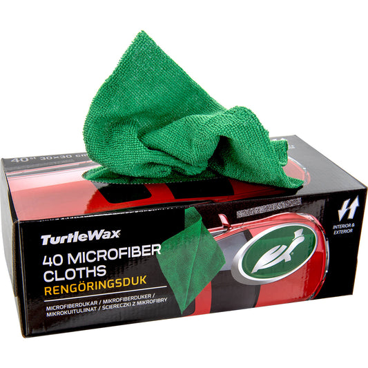 Turtle Wax Microfiber Cloths 40pk