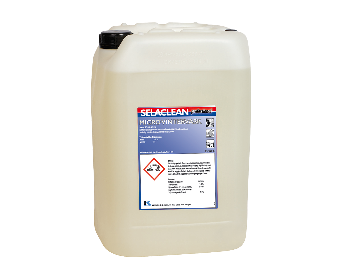Selaclean Mikro Vintervask 25 L