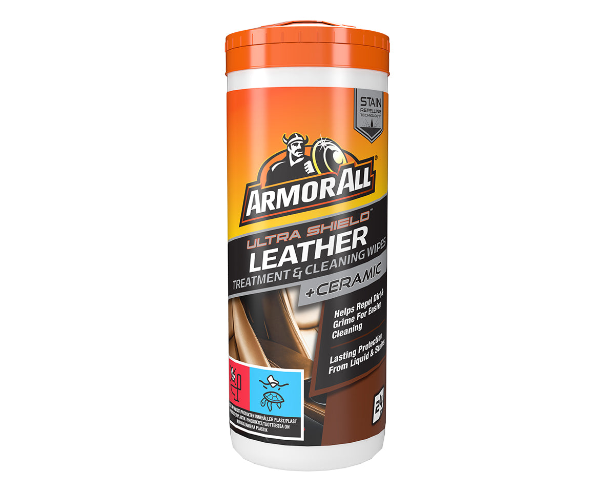 AA US Leather Ceramic Wipes, Cannister