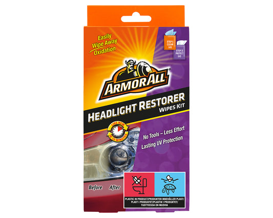 AA Headlight Restorer Wipes Kit