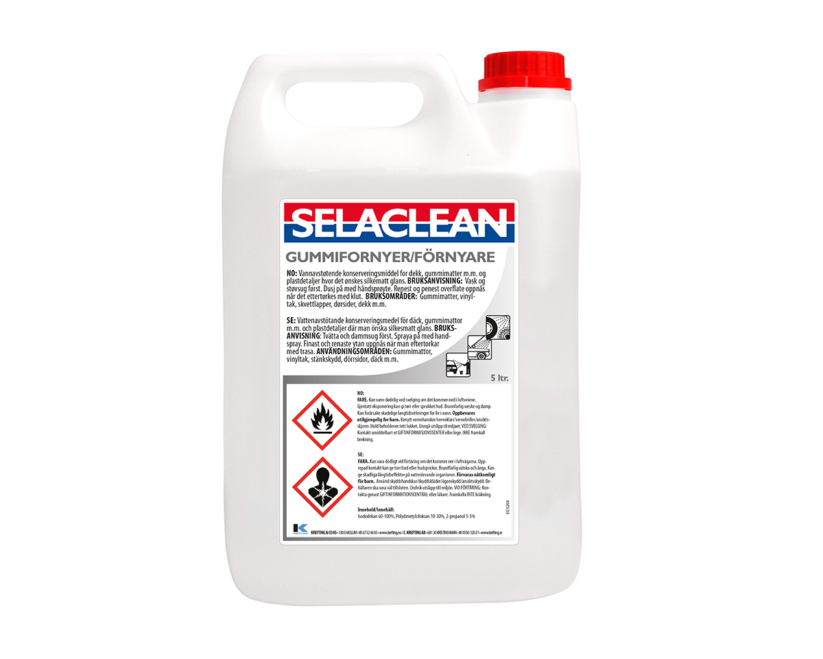 Selaclean Gummifornyer, 5 L