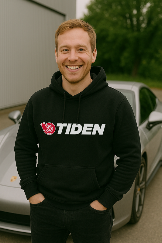 (TURBO)TIDEN Stor Logo Hettegenser