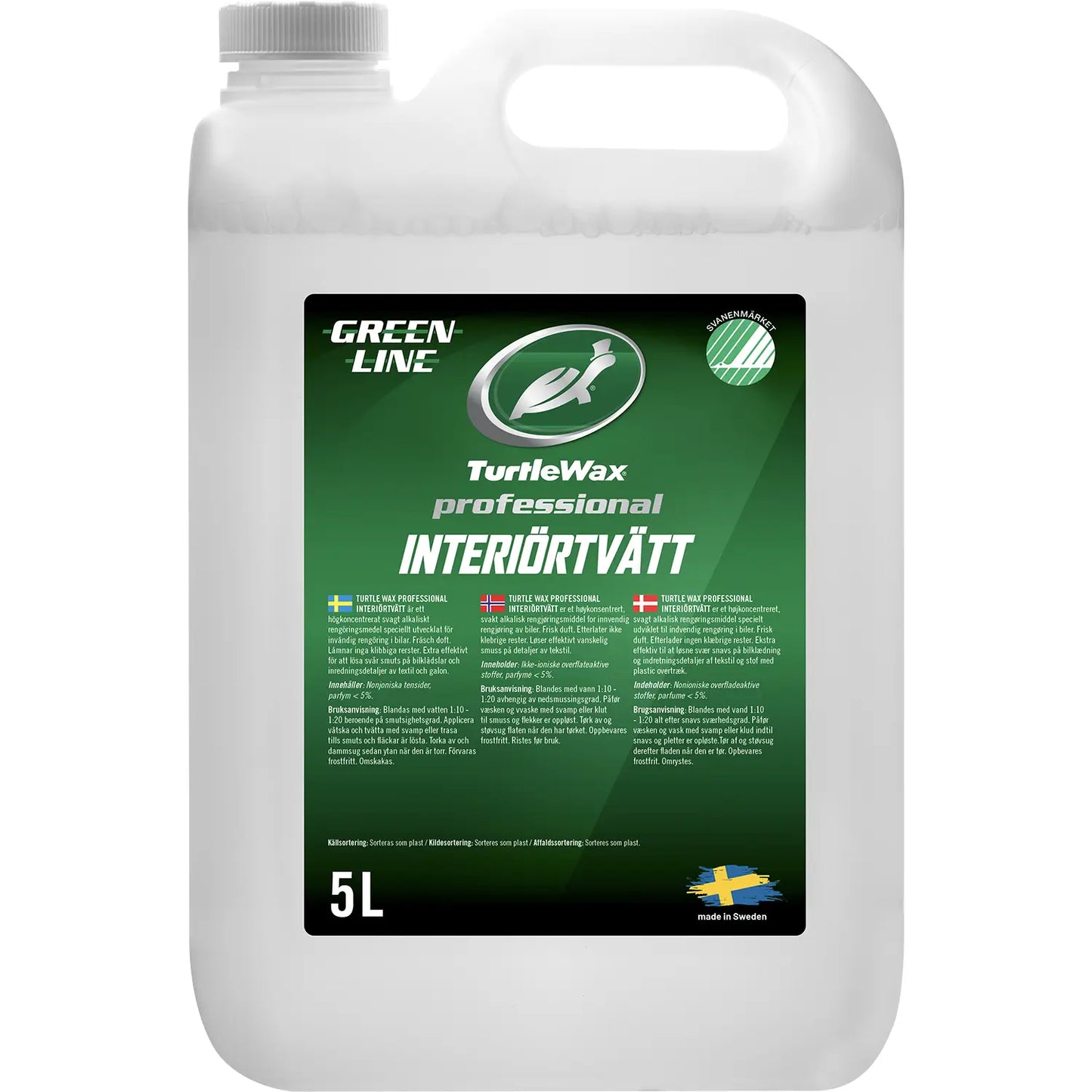 Turtle Wax Pro Greenline Interiörtvätt 5L
