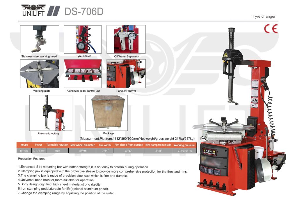 Dekkomlegger 706D