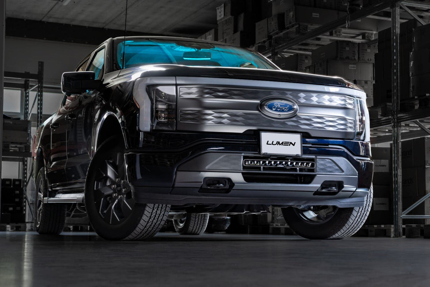 Lumen Ford F150 grille kit for bumper mount