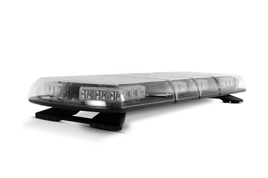 Code3 12+ SERIES, 1219 mm, clear cover, single color blue, module type standard