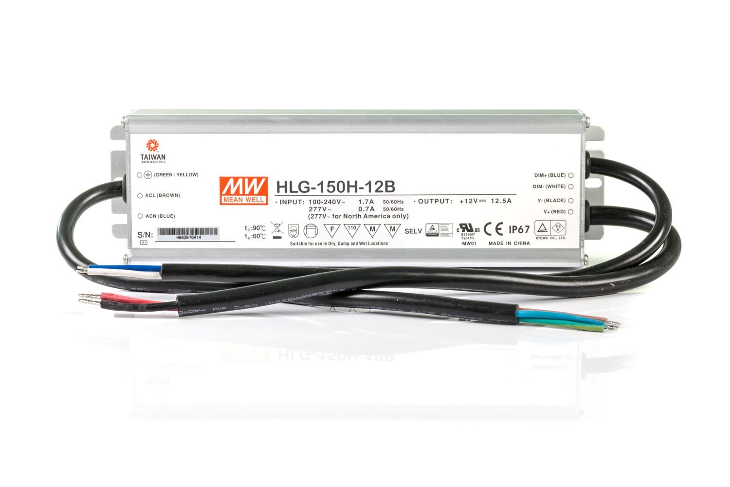 Meanwell trafo 150w - 12v