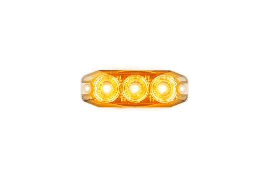 LED Autolamp M11 3 LED Rear Indicator Lamp  12/24v (Clear Lens)