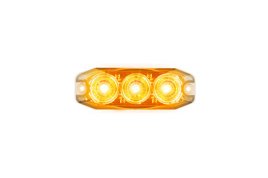 LED Autolamp M11 3 LED Front Indicator Lamp  12/24v (Clear Lens)