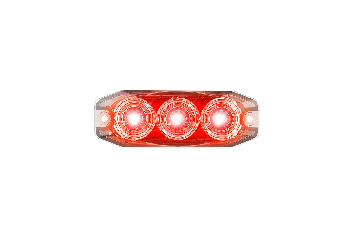 LED Autolamp M11 3 LED Stop/Tail Lamp  12/24v (Clear Lens)