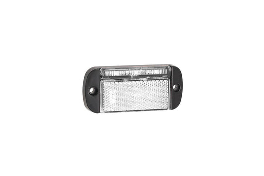 LED Autolamp M44 Low-profile front marker black housing 12/24v