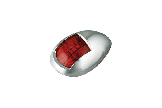 LED Autolamp Marine navigational lamp red chrome