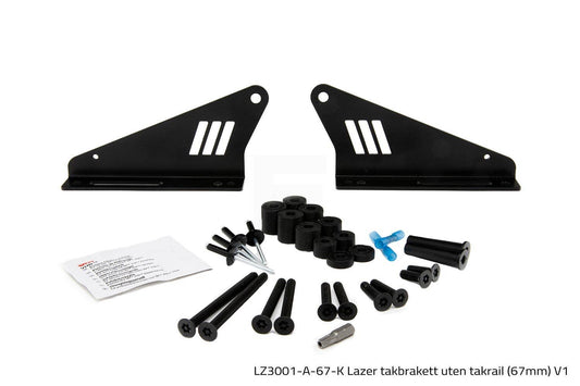 Lazer takbrakett uten takrail (67mm) V1
