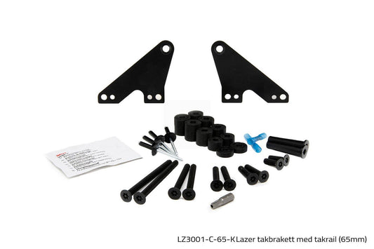 Lazer takbrakett med takrail (65mm)