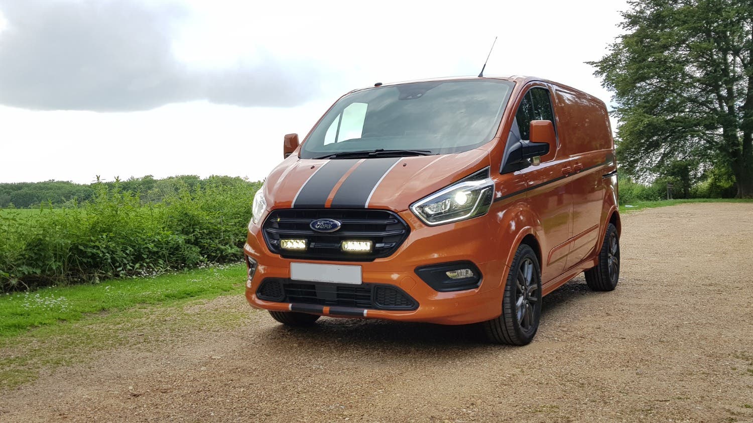 Lazer komplett grillkit Ford Transit Custom 2018+