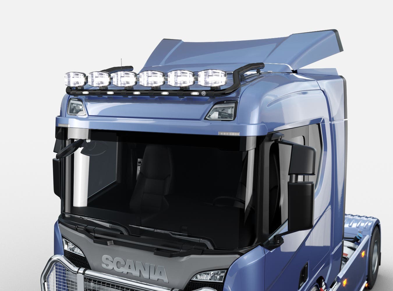 Metec SCA R/S 16- LH for roof, "TOP 6", with LED värv (A)