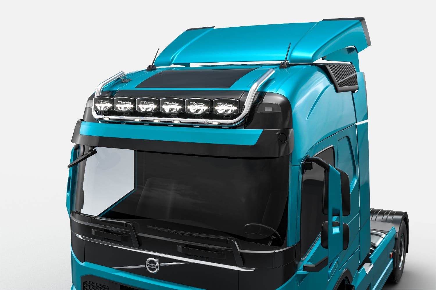 Metec lampebøyle tak Volvo FH Aero Max 24 krom v2