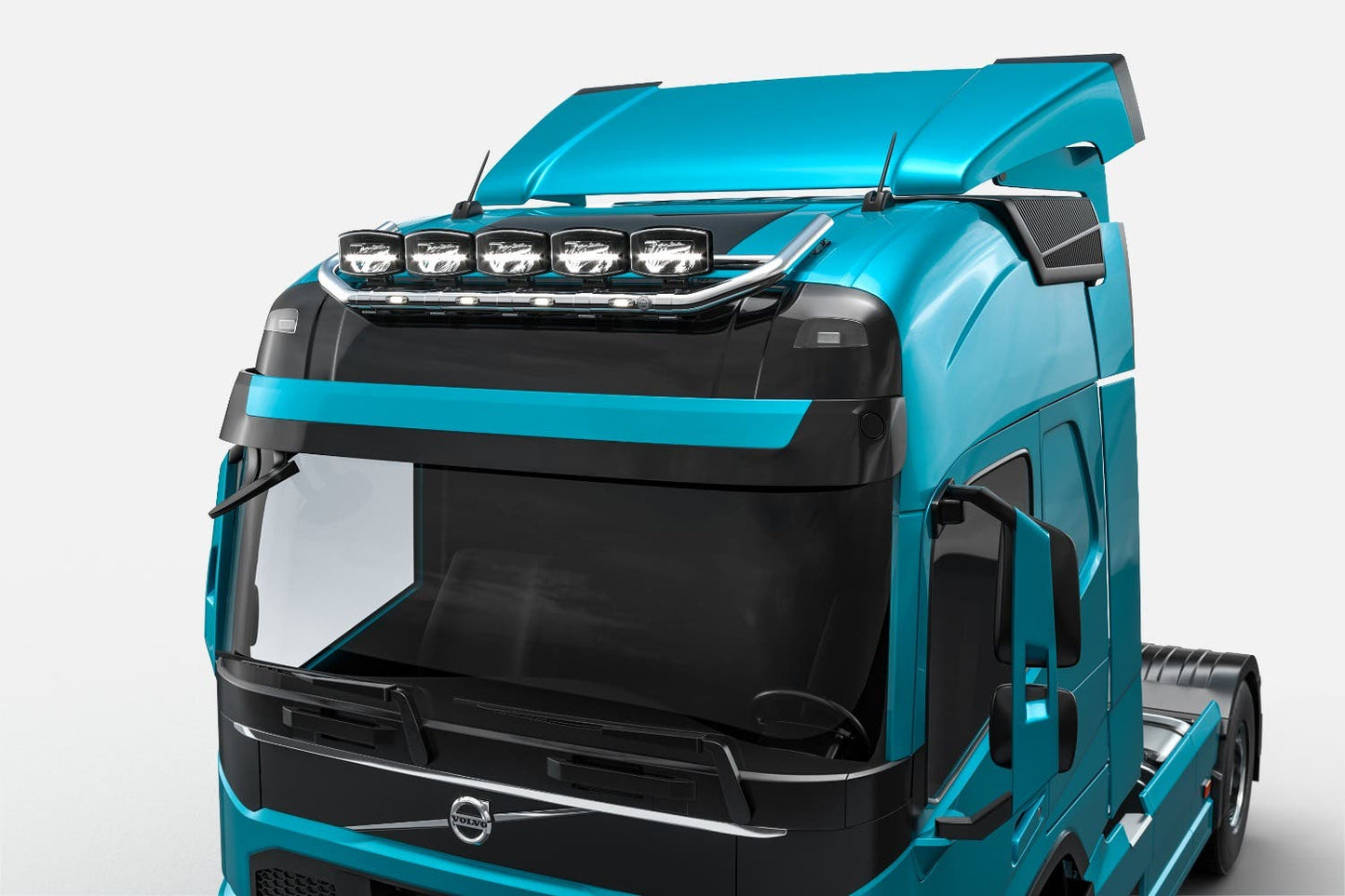 Metec Lampebøyle tak Volvo FM TOP 20 krom (B)