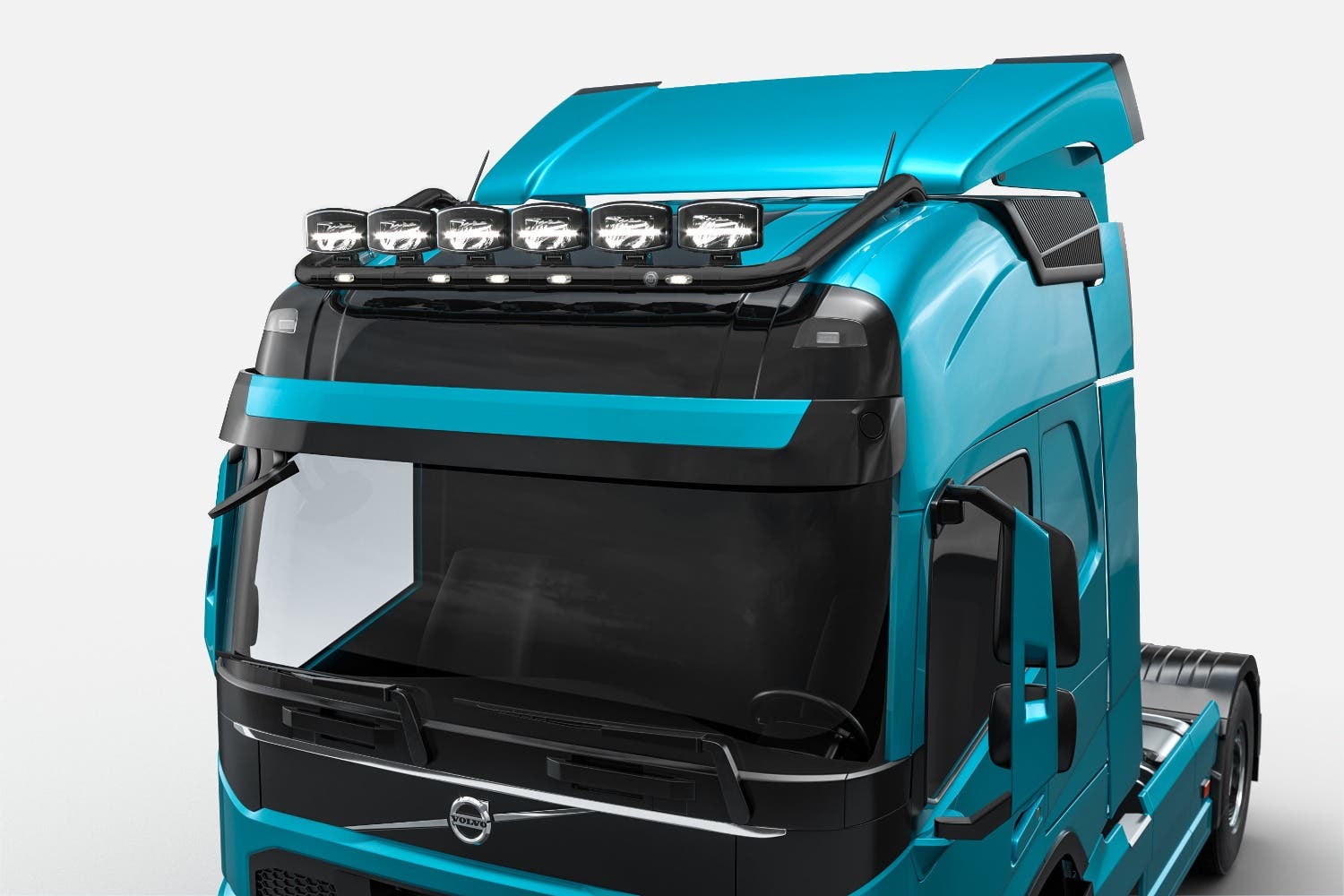 Metec takbøyle Volvo FM Wide 20 sort v2