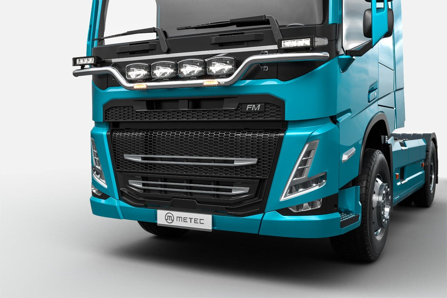 Metec Lampebøyle Volvo FM PLOUGH 20 krom (C)