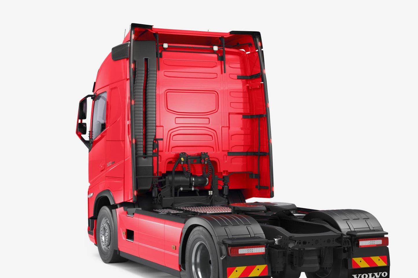 Metec Vertikal hyttebøyle Volvo FH Aero S-RAIL 24 sort (B)
