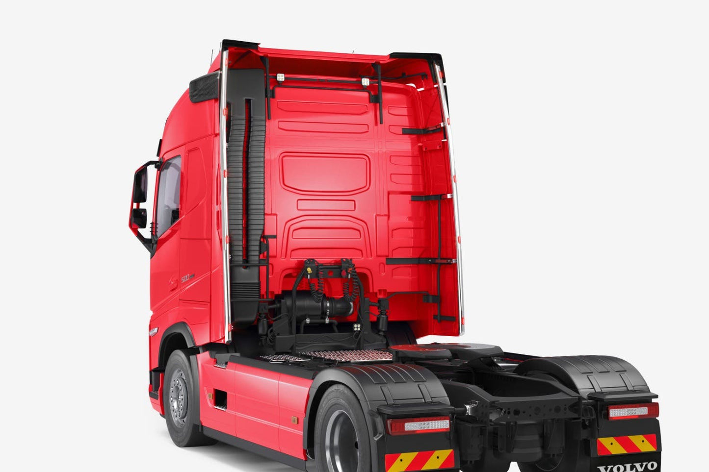 Metec Vertikal hyttebøyle Volvo FH Aero S-RAIL 24 krom (B)