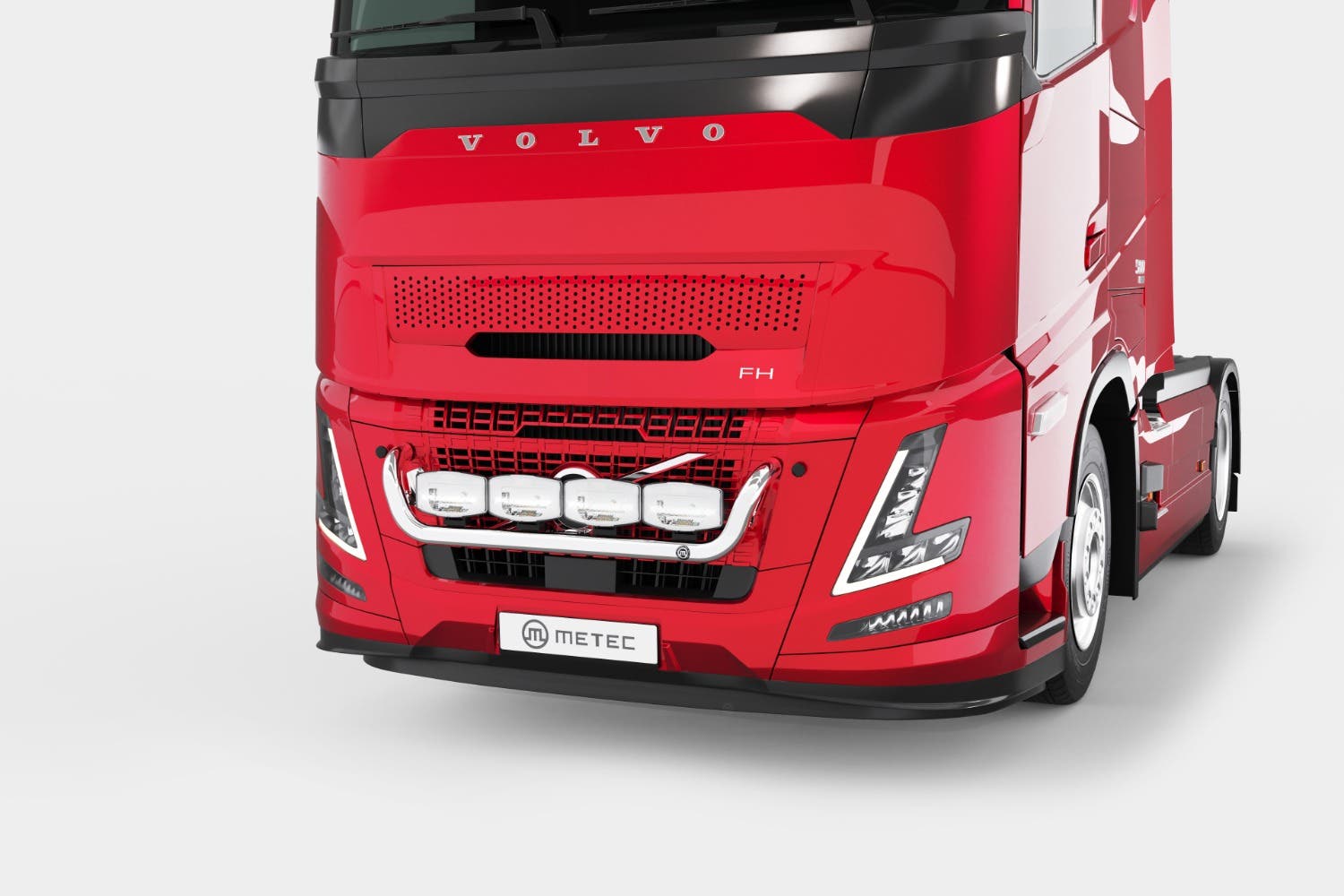 Metec Lampebøyle Volvo FH Aero ECO 24 krom (B)