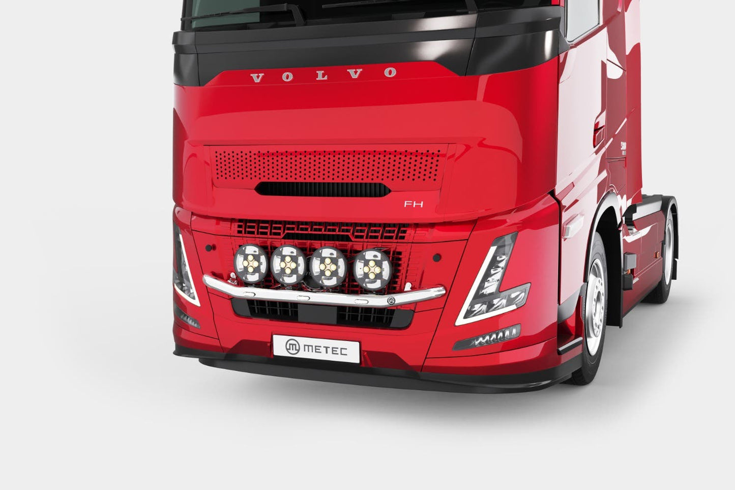 Metec Lampebøyle Volvo FH Aero City Aero 24 krom (B)