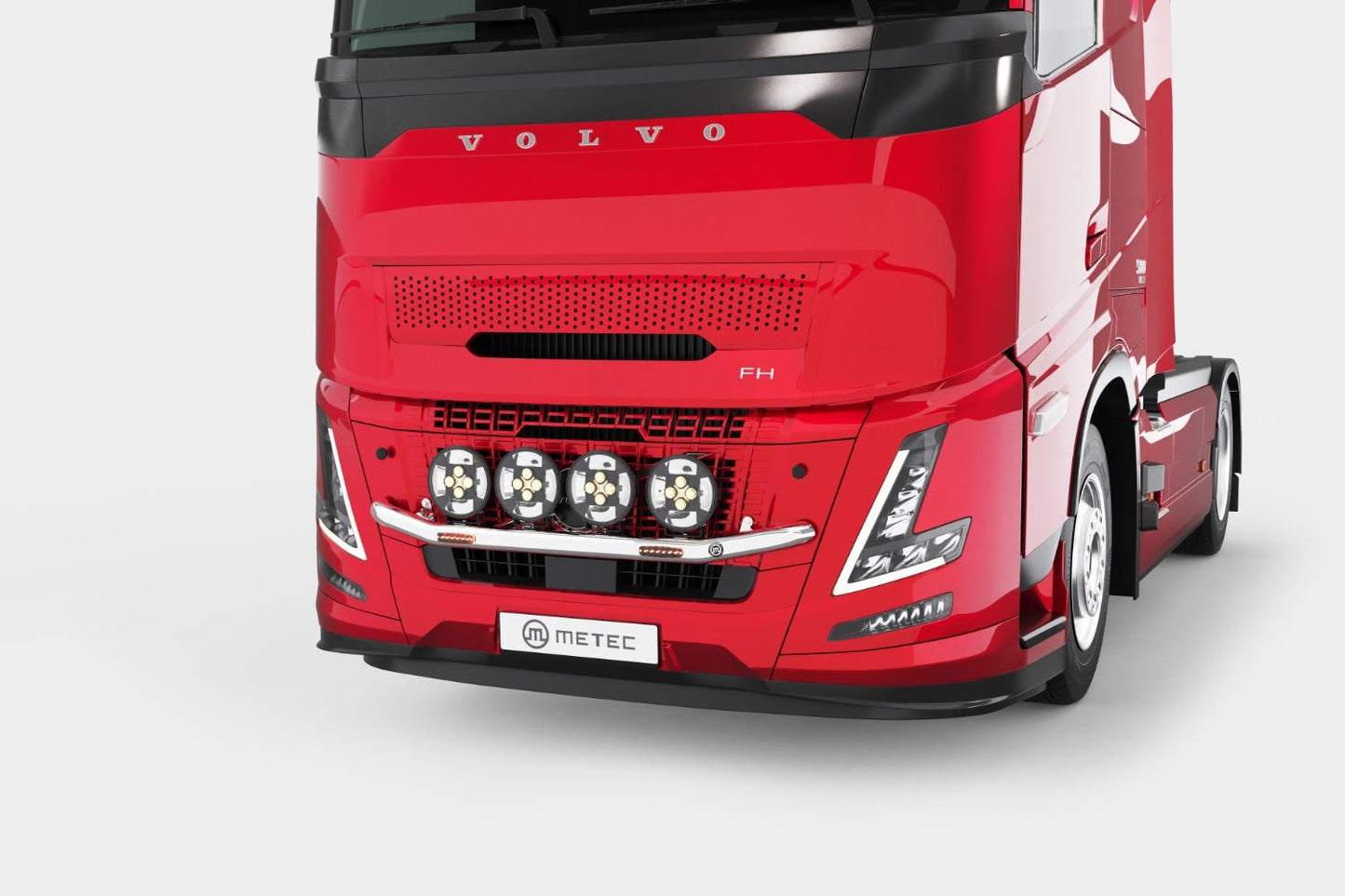 Metec Lampebøyle Volvo FH Aero City Aero 24 krom (B)